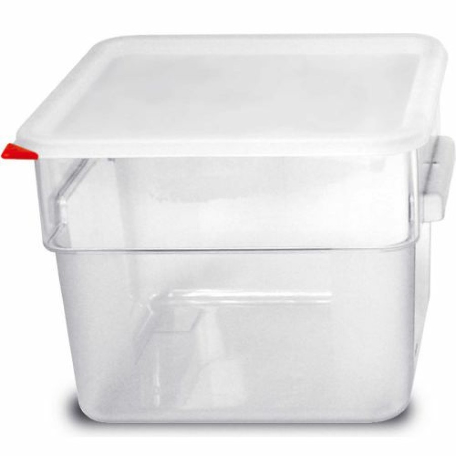 Containers & Organizers * | Araven 91855 Food Storage Container W/Lid, Polycarbonate, 12.6 Qt., Colorclip , Clear Pkg Qty 6