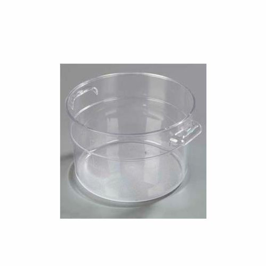 Containers & Organizers * | Carlisle 1076307 Storplus Round Container 2 Qt., Clear Pkg Qty 12