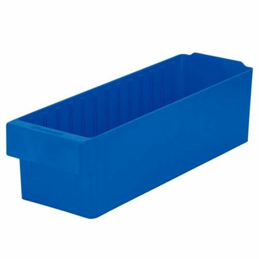 Containers & Organizers * | Akro-Mils Dividable Akrodrawer 31168 5-9/16"W X 17-5/8"D X 4-5/8"H, Blue Pkg Qty 6