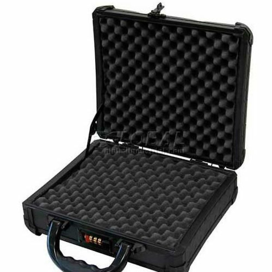 Containers & Organizers * | Tz Case, Pistol End-Panel Case, 12"L X 9"W X 3-1/2"H, Black Dot