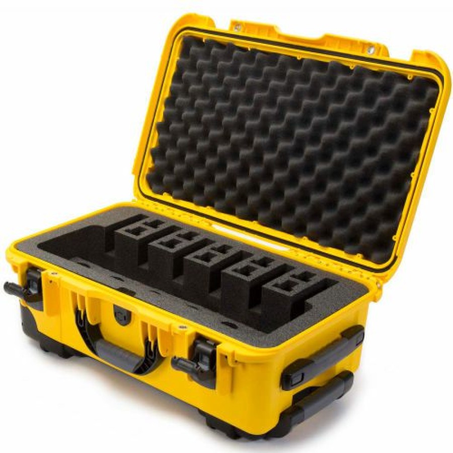 Containers & Organizers * | Nanuk 935 Series Pistol Case With Foam Insert 935-6Up4 6 Pistol Cap. 22"L X 14"W X 9"H Yellow