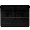 Containers & Organizers * | Quantam Storage Ultra Series Cross Divider For Qus238, Black, Polyethylene Pkg Qty 6