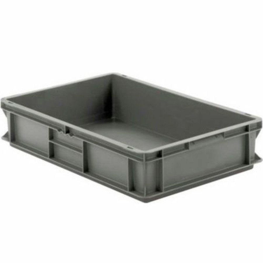 Containers & Organizers * | Ssi Schaefer Euro-Fix Solid Container Ef6120 24" X 16" X 5", Gray