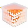 Containers & Organizers * | Araven 00378 Egg Container W/Lid, Pp, 2.3 Qt., With (8) 2/3 Size Polystyrene Trays, Translucent Pkg Qty 6