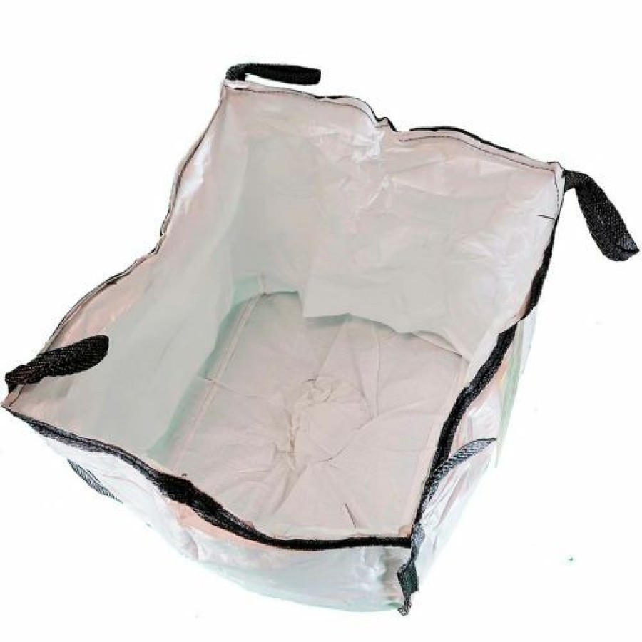 Containers & Organizers * | Shoptough Commercial Fibc Bulk Bags Duffel Top, Spout Bottom 3000 Lbs Coated Pp, 35 X 35 X 50 Pack Of 1