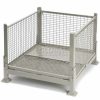 Containers & Organizers * | Davco Kdw-01 Collapsible Wire Mesh Steel Container 40-1/2"X34-1/2"X26" Zinc-Galv