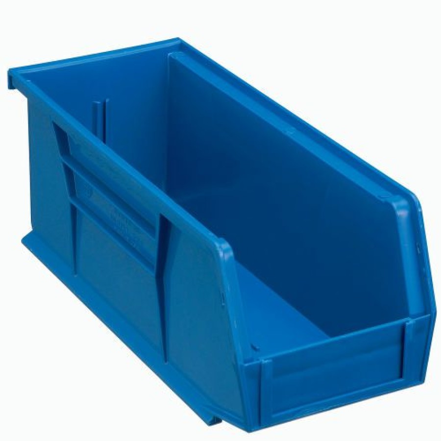 Containers & Organizers * | Global Industrial Plastic Stack & Hang Bin, 4-1/8"W X 10-7/8"D X 4"H, Blue Pkg Qty 12