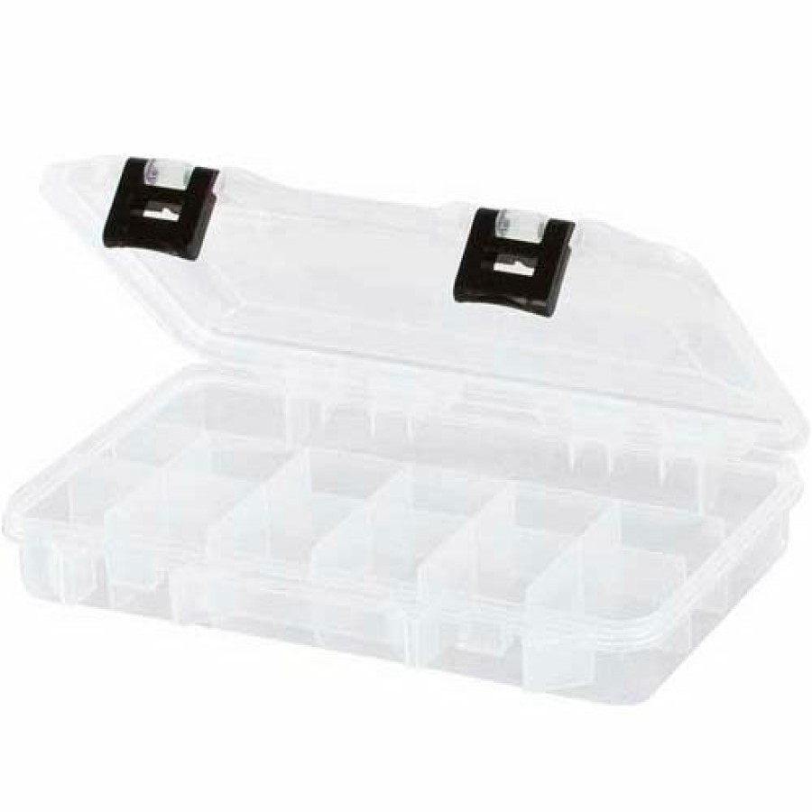 Containers & Organizers * | Plano Molding Plano Prolatch Organizer 13 Fixed Compartment Box, 11"L X 7-1/4"W X 1-3/4"H, Clear Pkg Qty 2