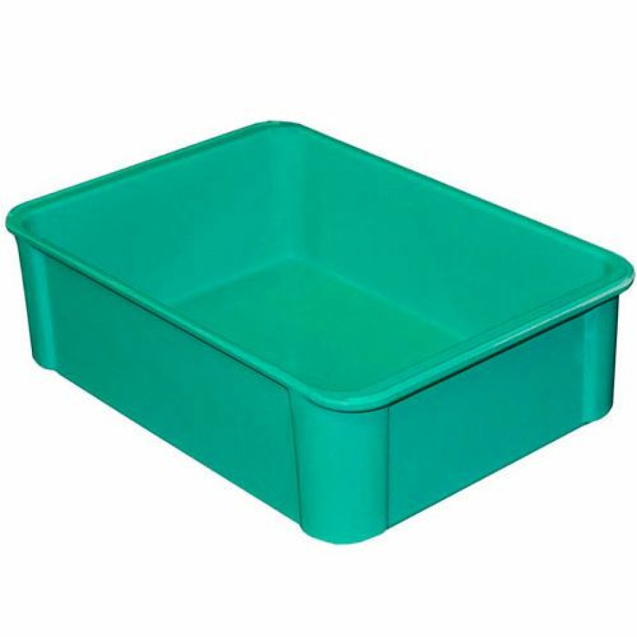 Containers & Organizers * | Mfg Tray Molded Fiberglass Toteline Stacking Tote 802008 16-1/2"L X 11-3/8"W X 4-5/8"H, Green