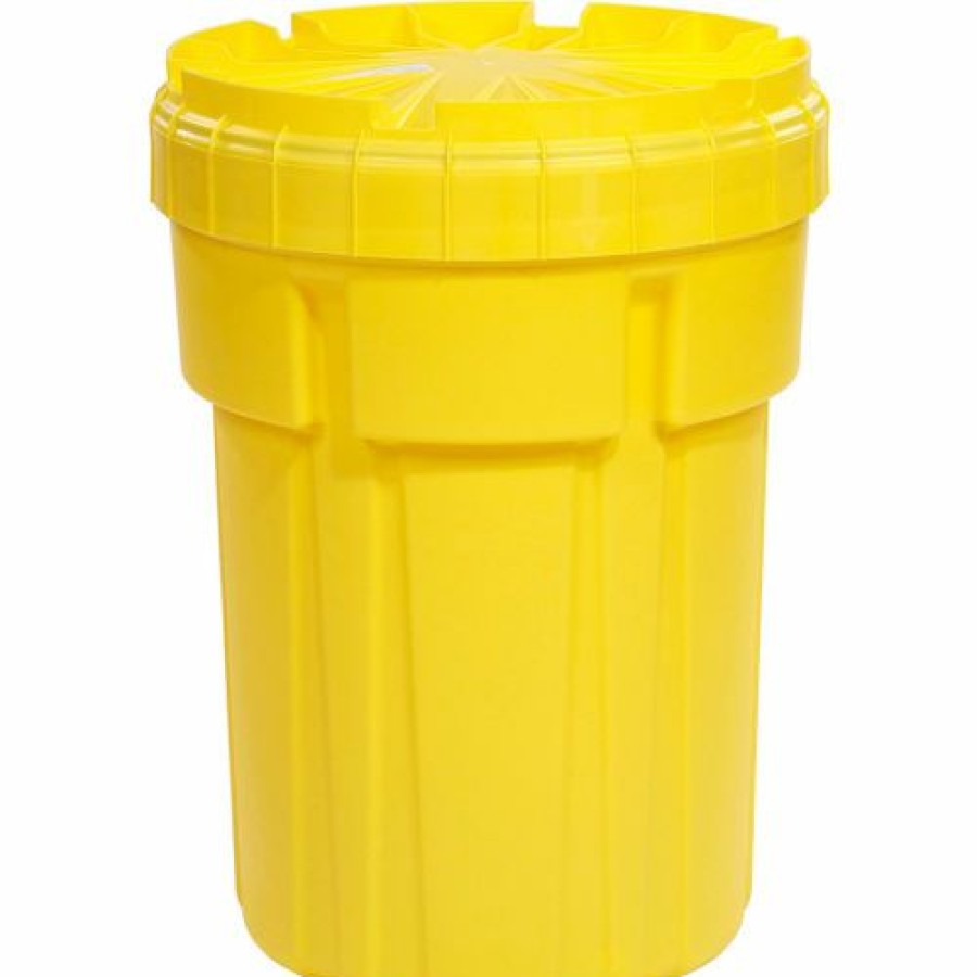 Containers & Organizers * | Spilltech 30 Gallon Overpack Salvage Drum With Lid A30Over Yellow