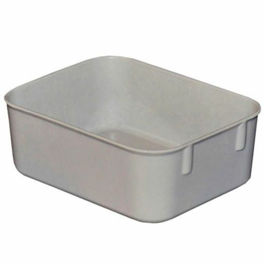 Containers & Organizers * | Mfg Tray Molded Fiberglass Toteline Nesting Tote 921108 6-1/8 "L X 4-7/8"W X 2-1/8"H, Gray Pkg Qty 30