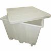 Containers & Organizers * | Romotech Plastic Gaylord Pallet Container 82125038 With Lid 50"L X 50"W X 36-1/2"H, Natural