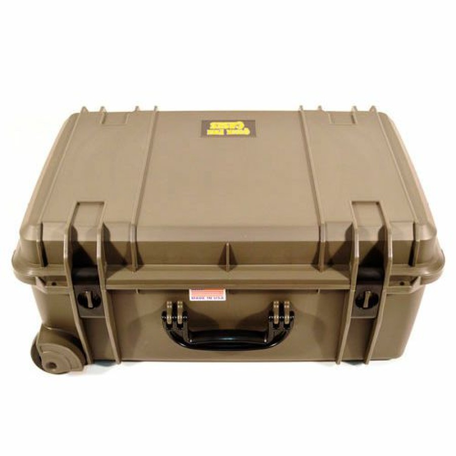 Containers & Organizers * | Quick Fire Cases Quick Fire Pistol Case Qf920Gr Watertight, 4 Pistol Capacity, 20-1/8"X16-1/8"X10-1/8" Gray