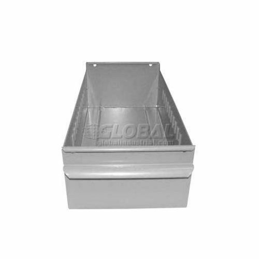 Containers & Organizers * | Equipto Individual Metal Shelf Drawer, 4-1/4"W X 11"D X 3-1/8"H, Textured Dove Gray