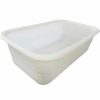 Containers & Organizers * | Shirley K'S Storage Trays 253Pn Plastic Nesting Tote, Fda-Usda, 26-3/4"X16"X8-1/4", Natural White