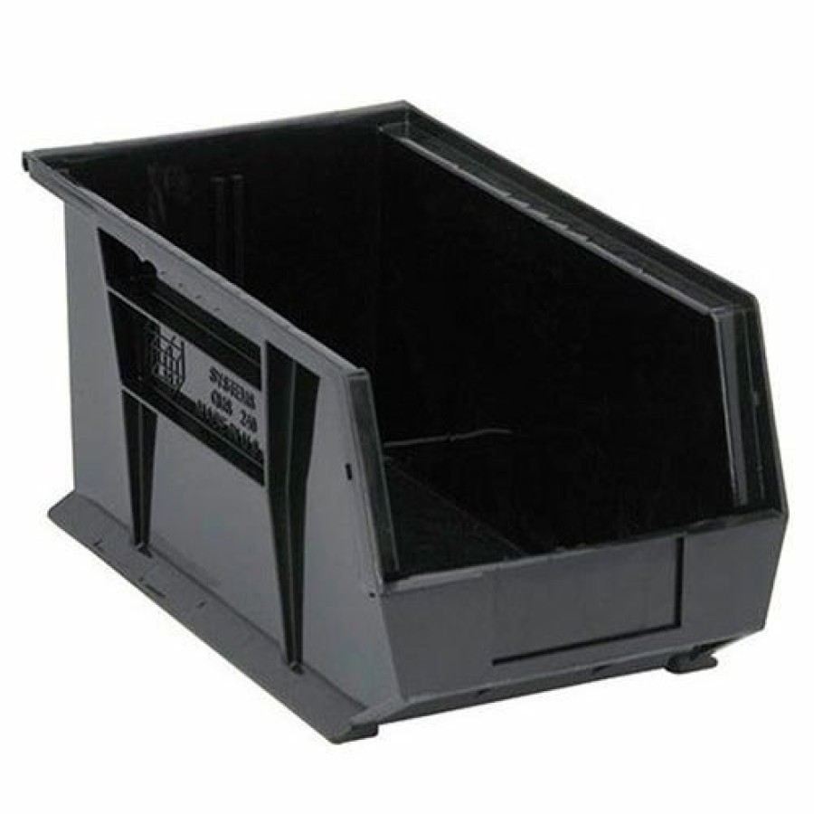 Containers & Organizers * | Quantum Storage Systems Quantum Conductive Ultra Stack Bin Qus240Co, 8-1/4"W X 14-3/4"D X 7"H Pkg Qty 12