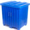 Containers & Organizers * | Forkliftable Bulk Shipping Container With Lid 42"L X 34"W X 42"H, Red