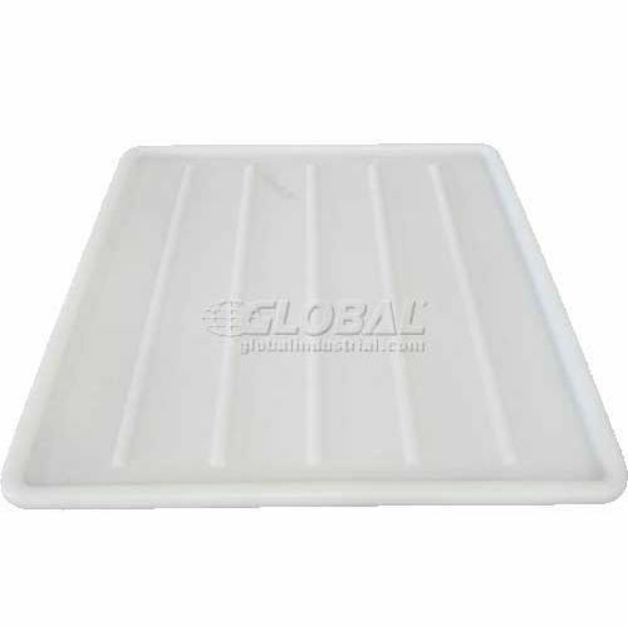 Containers & Organizers * | Shirley K'S Storage Trays 256Pn Plastic Nesting Tote, Fda-Usda, 28-1/4"X28"X1-1/8", Natural White