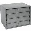 Containers & Organizers * | Durham Mfg. Durham Steel Compartment Box Rack 20 X 15-3/4 X 15 With 4 Of 32-Compartment Boxes