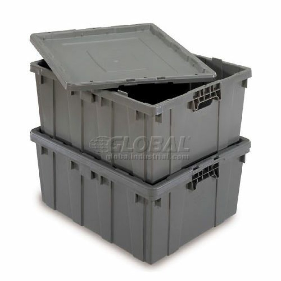 Liquid Storage Tanks * | Lewisbins Lid Rcno2115-2 For Nest Only Container 21-5/16 X 15-3/16 X 1-5/16 Gray Pkg Qty 5