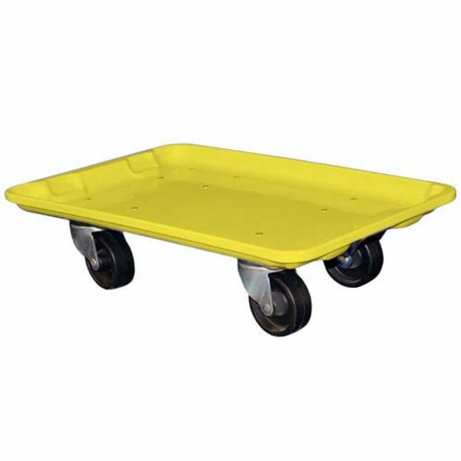 Containers & Organizers * | Mfg Tray Molded Fiberglass Toteline Dolly 780438 For 20-1/2" X 12-7/8" X 8" Tote, Yellow