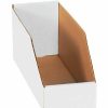 Containers & Organizers * | Global Industrial Open Top Corrugated Bin Boxes, 4"Wx12"Dx4-1/2"H, White Pkg Qty 50