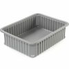 Containers & Organizers * | Dandux Dividable Stackable Plastic Box 50P0114070 22-1/2"L X 17-1/2"W X 7"H, Gray