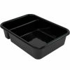 Containers & Organizers * | Quantum Storage Systems Quantum Bussing Tub, 20"L X 15"W X 5"H (2) Compartment Bus Box, Polypropylene, Black Pkg Qty 12