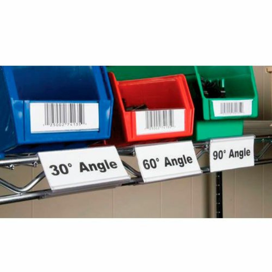 Liquid Storage Tanks * | Aigner Angle-Vu Wrs1253 Label Holder, Wire Shelving 3"W X 1-1/4"H (25 Pcs/Pkg)