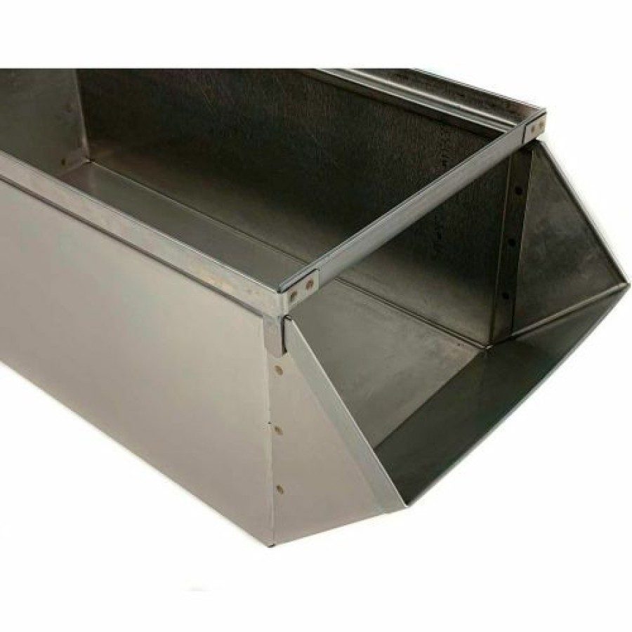 Containers & Organizers * | Stackbin Stainless Steel Stacking Hopper Front Container, 7-1/2"W X 15-1/2"D X 6"H