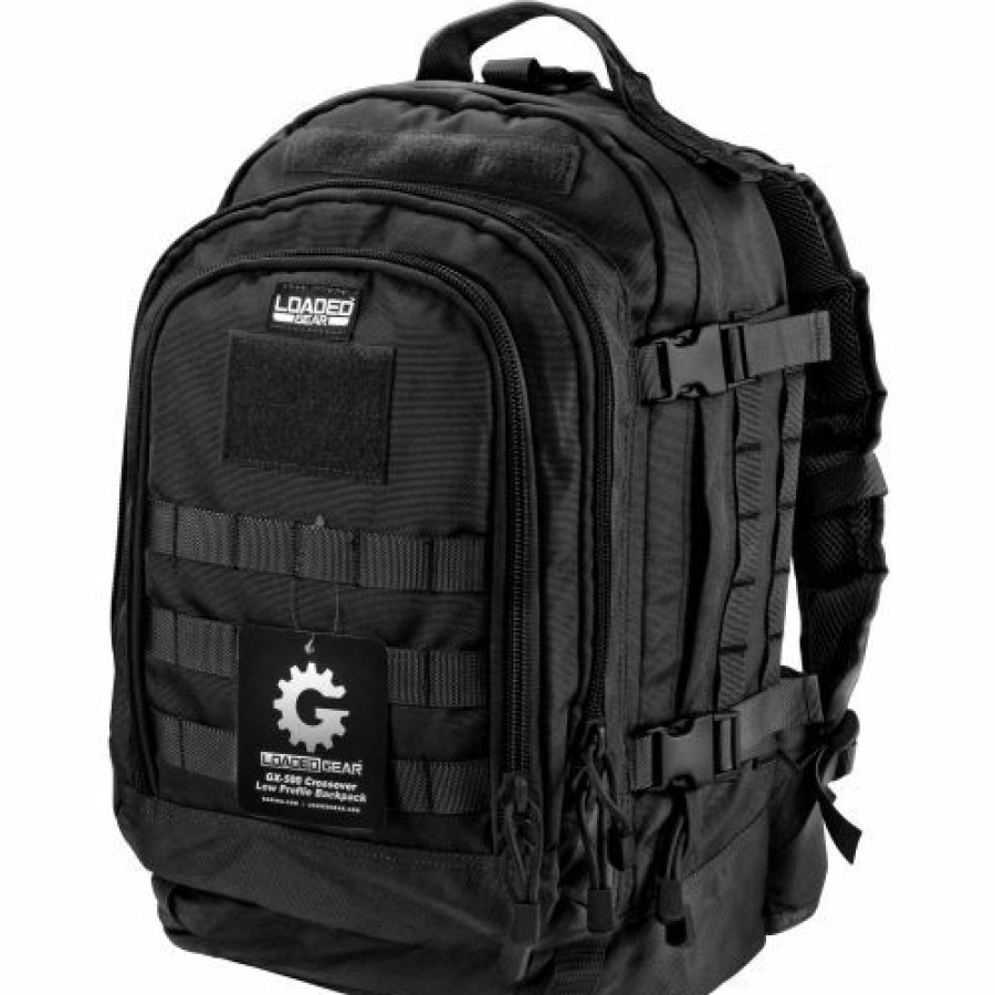 Containers & Organizers * | Barska Bi12612 Loaded Gear Gx-500 Crossover Utility Tactical Backpack, Black