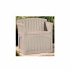 Containers & Organizers * | Suncast Pb2600 Patio Seat And Deck Box 31 Gallon