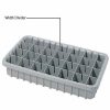 Containers & Organizers * | Dandux Length Divider 50P0016037 For Dividable Nesting Box 50P1805040, 50P1811040, Gray Pkg Qty 6