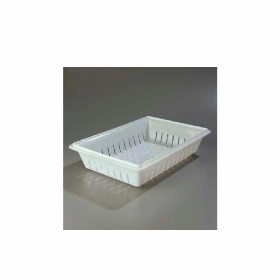 Containers & Organizers * | Carlisle 1064802 Storplus Colander 26", 18", 5", White Pkg Qty 6