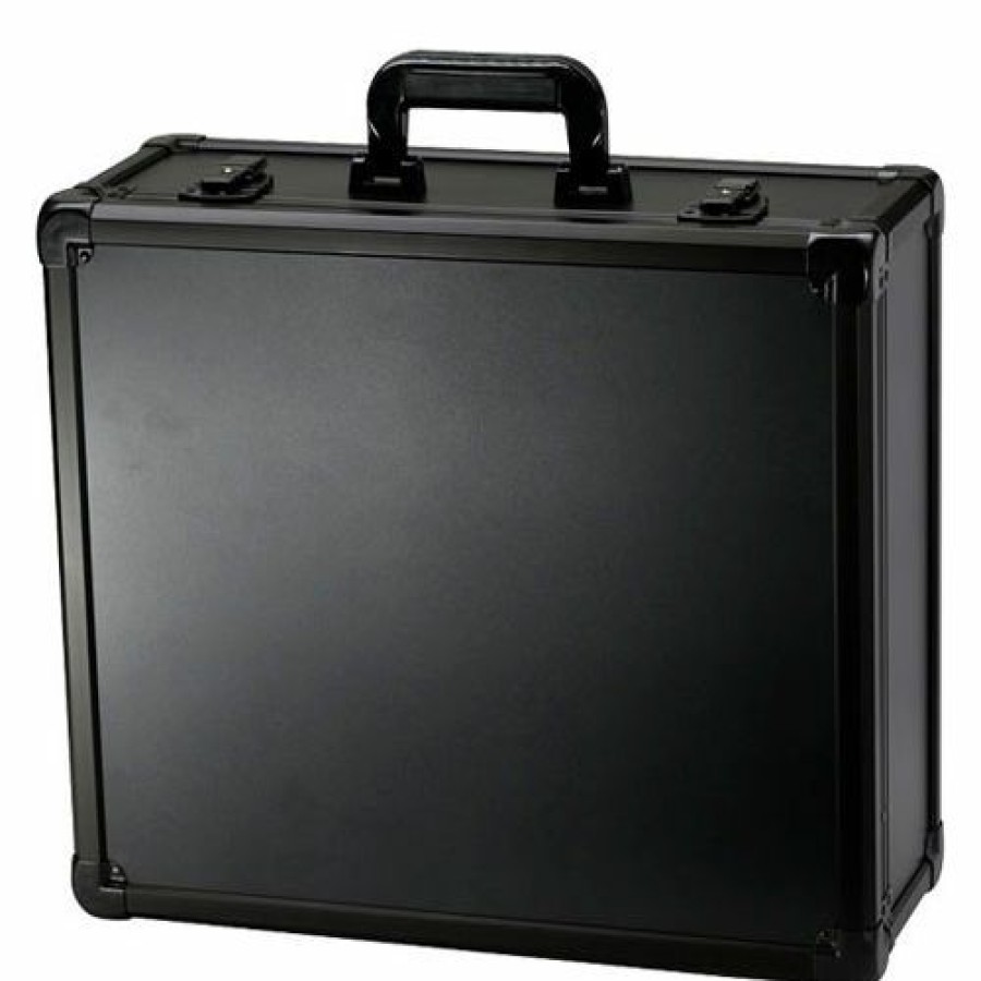 Containers & Organizers * | Tz Case Executive Aluminum Storage Case Exc-118-B 19"L X 16"W X 7-3/8"H Black