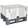 Containers & Organizers * | Decade Dfc Quick Assembly Folding Container Vented Wall 48"L X 40"W X 29"H 1650 Lb Capacity Gray