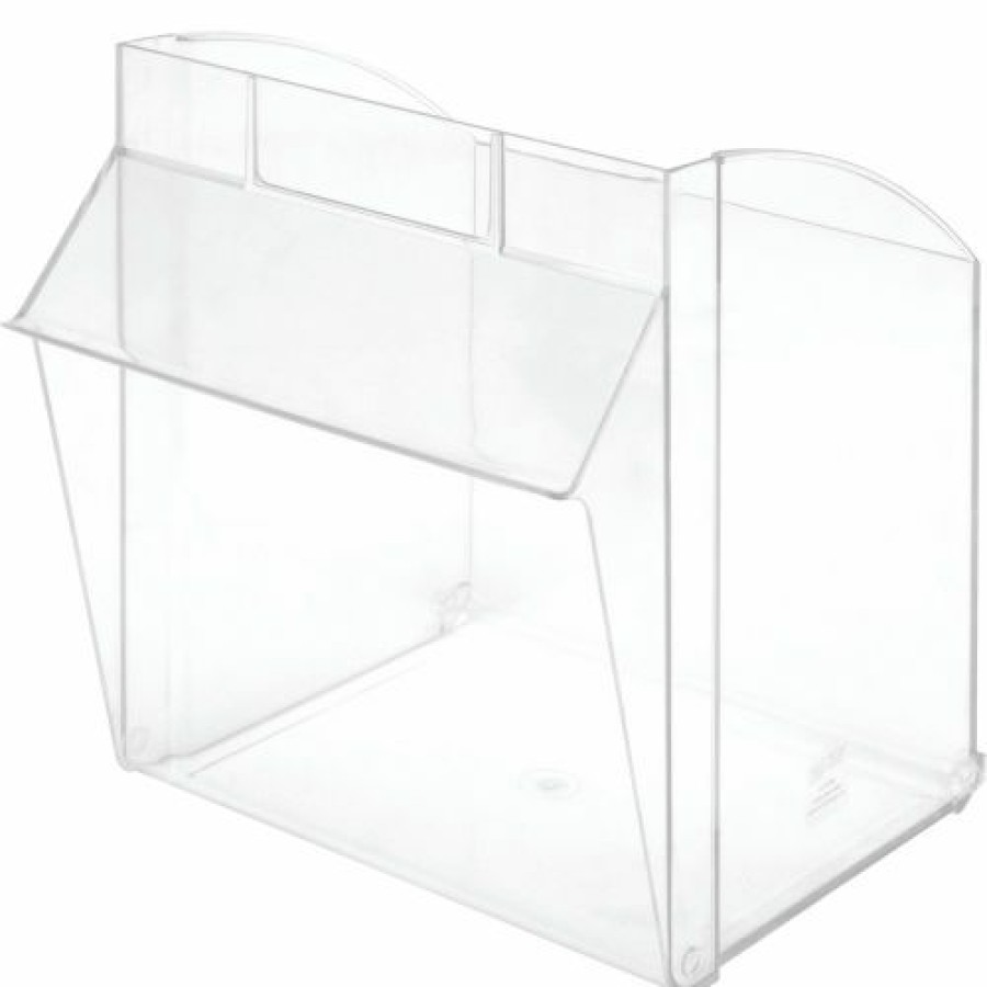 Containers & Organizers * | Quantum Storage Systems Replacement Bin Cup For Quantum Tip Out Storage Bin Qtb305 Clear