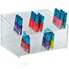 Containers & Organizers * | Global Approved 222882, 24 Compartment Cosmetic Display, 12"W X 6.5"H X 8.5"D, Clr, 1 Pc