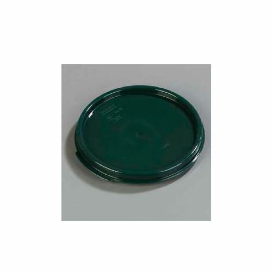 Containers & Organizers * | Carlisle 1077108 Storplus 2-4 Qt. Round Lid 7-5/8", Forest Green Pkg Qty 12