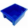 Containers & Organizers * | Balt Tubs-9 Plastic Tubs Set Of 9 (Mixed Red & Blue)