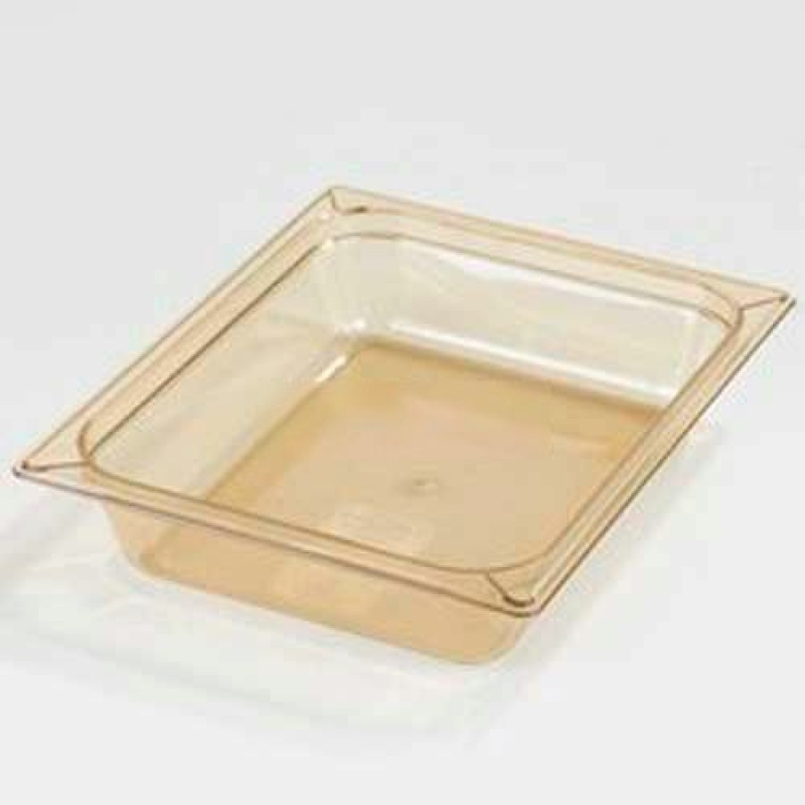 Containers & Organizers * | Carlisle 10420B13 2-1/2" Deep Pan, 3.6 Qt., 12-3/4" X 10.38", Amber