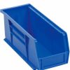 Containers & Organizers * | Akro-Mils Akrobin Plastic Stack & Hang Bin, 4-1/8"W X 10-7/8"D X 4"H, Blue Pkg Qty 12