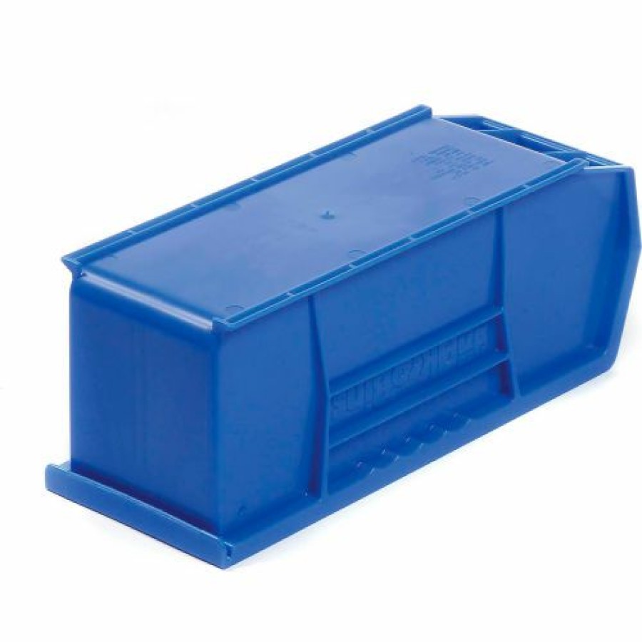 Containers & Organizers * | Akro-Mils Akrobin Plastic Stack & Hang Bin, 4-1/8"W X 10-7/8"D X 4"H, Blue Pkg Qty 12