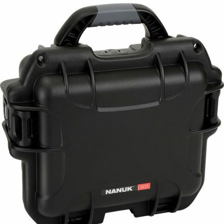 Containers & Organizers * | Nanuk 905 Case W/Padded Divider, 12-1/2"L X 10"W X 6"H, Black