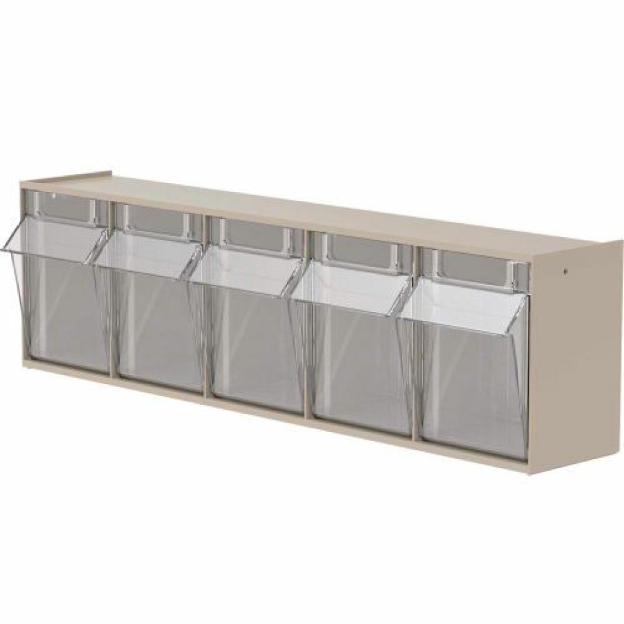 Containers & Organizers * | Akro-Mils Tiltview 5 Bin 06705 23-5/8"W X 5-3/8"D X 6-1/2"H