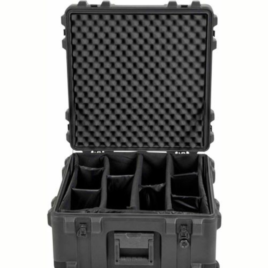 Containers & Organizers * | Skb Corporation Skb R Series Waterproof Utility Case 3R2222-12B-Dw Wheels & Padded Dividers, 23-1/2"L X 23-1/2"W