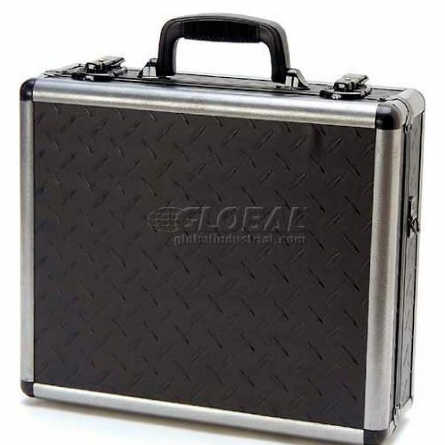 Containers & Organizers * | Tz Case, Pistol Case, 16"L X 13"W X 5"H, Black Diamond Plate