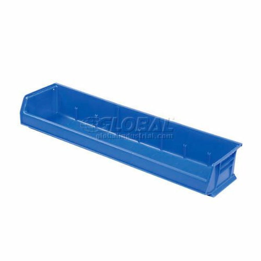 Containers & Organizers * | Akro-Mils Akrobin Plastic Stack & Hang Bin, 33"W X 8-5/8"D X 5"H, Blue Pkg Qty 4