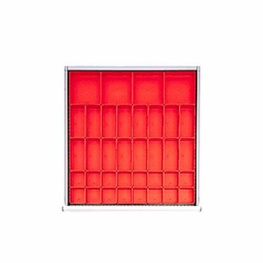 Containers & Organizers * | Lista Sc Drawer Layout, 48 Plastic Boxes 2" H