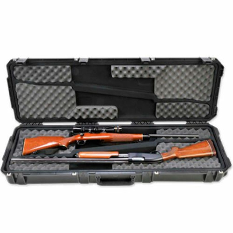 Containers & Organizers * | Skb Corporation Skb Iseries Double Rifle Case 3I-5014-Dr-M Olive Drab 53-1/16"L X 17"W